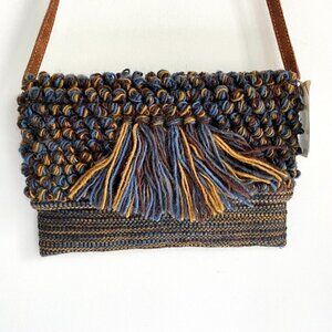 NWT Nice Things by Paloma S. Knitted Texture Convertible Crossbody Clutch